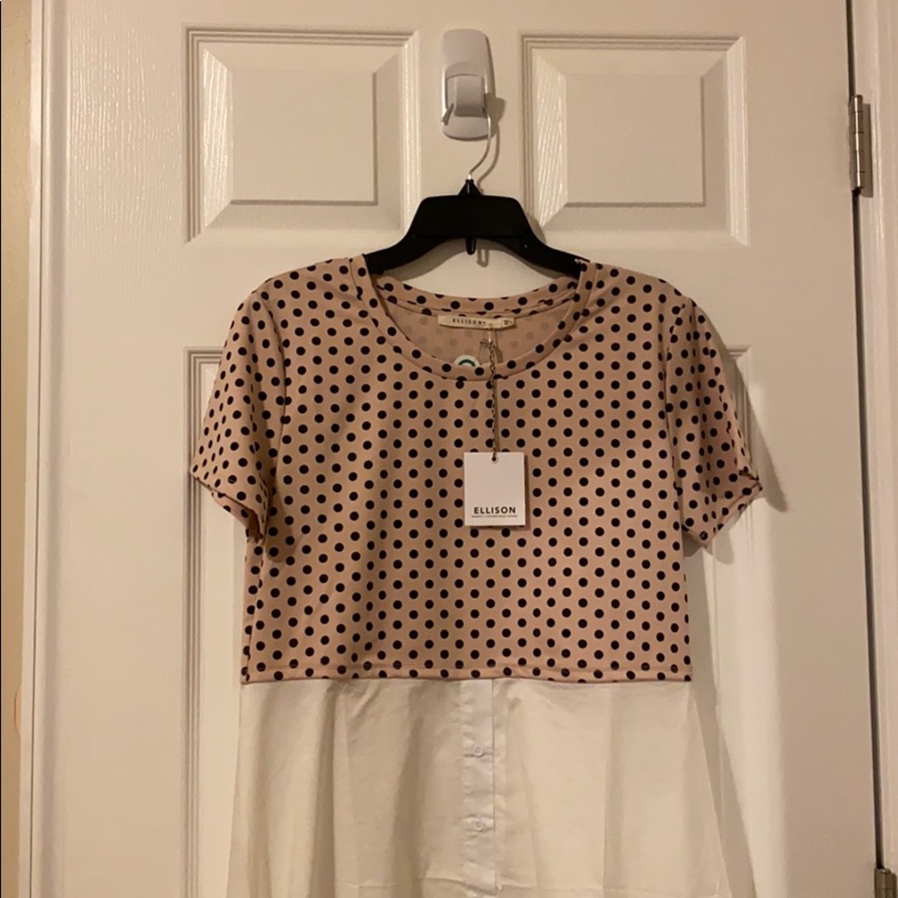 Women’s high low work top